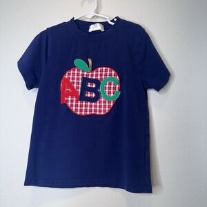 Cecil‎ & Lou Apples School ABC Size 6 T Boutique Classy Preppy